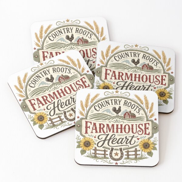 Item preview, Country Roots Farmhouse Heart Rustic Farm Life Country Living Design designed and sold by inkoutninja.