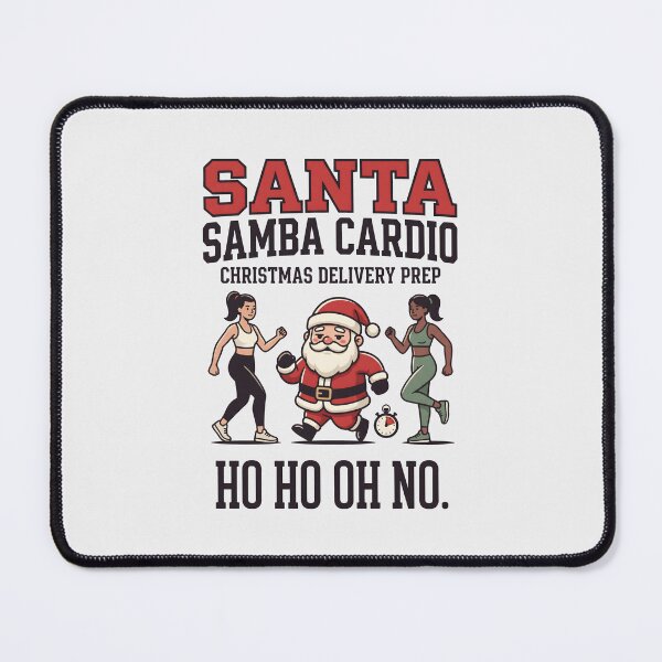 Item preview, Santa Samba Cardio Christmas Delivery Prep designed and sold by SplashTastic.