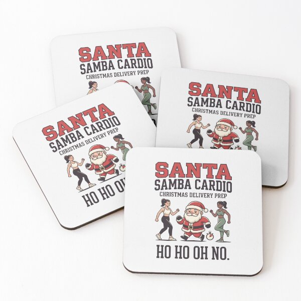 Artikelvorschau, Santa Samba Cardio Weihnachtsvorbereitung entworfen und verkauft von SplashTastic.