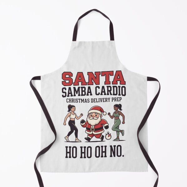 Item preview, Santa Samba Cardio Christmas Delivery Prep designed and sold by SplashTastic.