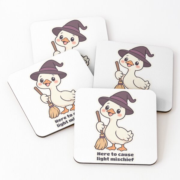 Item preview, Silly Goose Witch Here to Cause Light Mischief designed and sold by OuqCreations.