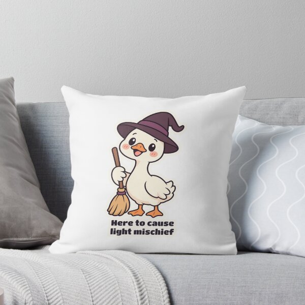 Item preview, Silly Goose Witch Here to Cause Light Mischief designed and sold by OuqCreations.
