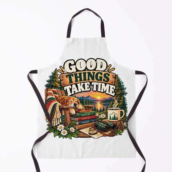 Item preview, Good Things Take Time – Slow Living Analog Weekend designed and sold by FindYouByZ.