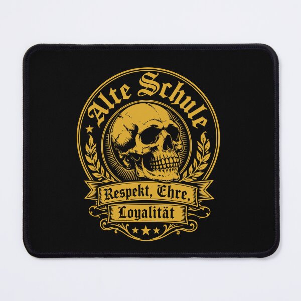 Item preview, Old school respect honor loyalty skull designed and sold by Loona97.