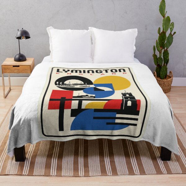 Item preview, Retro Lymington Bauhaus Geometric Skyline designed and sold by k3rstman1.