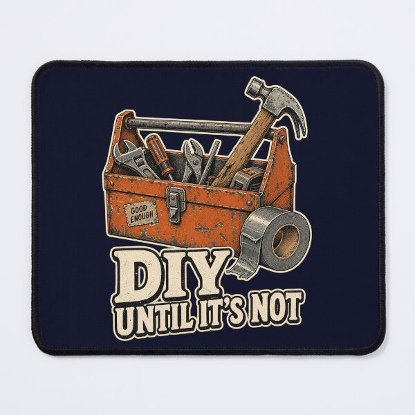 Item preview, DIY Until It's Not Shirt, Funny Homeowner T-Shirt, DIY Humor Tee, Funny Home Improvement Gift Shirt, Vintage Toolbox Graphic designed and sold by TshirtsLabs.