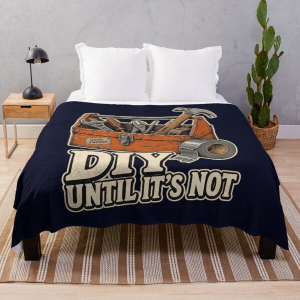 Item preview, DIY Until It's Not Shirt, Funny Homeowner T-Shirt, DIY Humor Tee, Funny Home Improvement Gift Shirt, Vintage Toolbox Graphic designed and sold by TshirtsLabs.