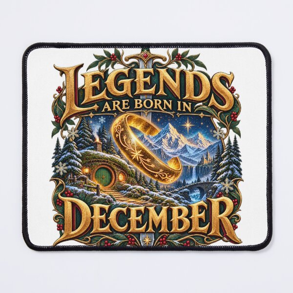Item preview, Legends Are Born in December Fantasy Winter LOTR Inspired Design designed and sold by Fun In The Sun .