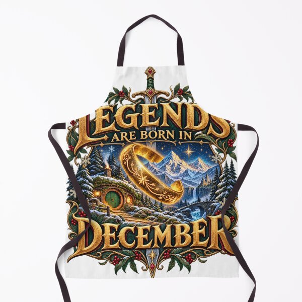 Item preview, Legends Are Born in December Fantasy Winter LOTR Inspired Design designed and sold by Fun In The Sun .