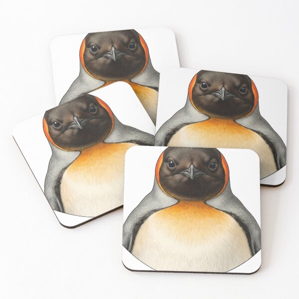 Artikelvorschau, Vintage Naturalist King Penguin Portrait — Antique Polar Bird Art entworfen und verkauft von Catch333.