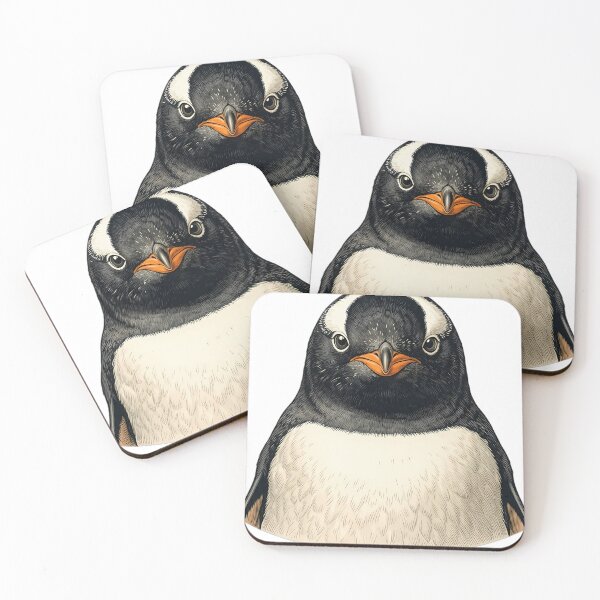Artikelvorschau, Vintage Naturalist Gentoo Penguin Portrait — Antique Polar Bird Art entworfen und verkauft von Catch333.