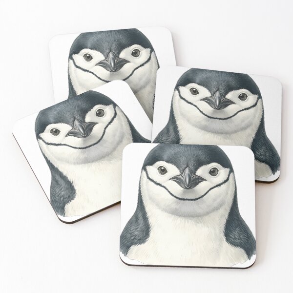 Artikelvorschau, Vintage Naturalist Chinstrap Penguin Portrait — Antique Polar Bird Art entworfen und verkauft von Catch333.