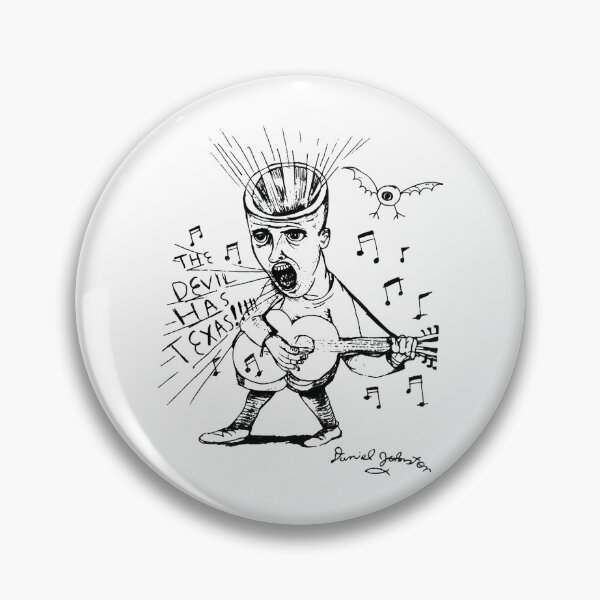 Item preview, 2000s Daniel Johnston Devil Guitar Outsider Art designed and sold by BenjaminPOVA.