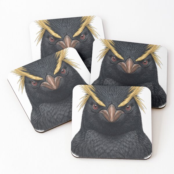 Artikelvorschau, Vintage Naturalist Rockhopper Penguin Portrait — Antique Polar Bird Art entworfen und verkauft von Catch333.