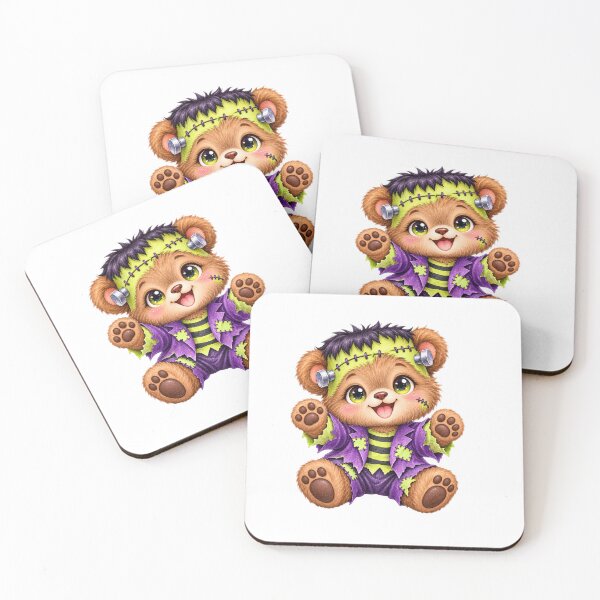 Item preview, Cute Baby Bear Halloween Sticker designed and sold by Jonaree Art Design.