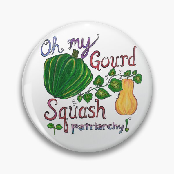 Item preview, Squash the Patriarchy, Oh my Gourd! designed and sold by ArtByAbend.