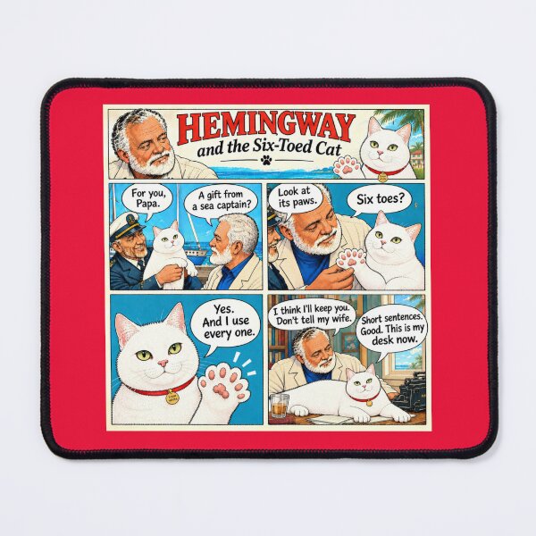 Item preview, Hemingway and the Six-Toed Cat: The Origin Story designed and sold by SammyMorry.