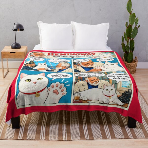 Item preview, Hemingway and the Six-Toed Cat: The Origin Story designed and sold by SammyMorry.