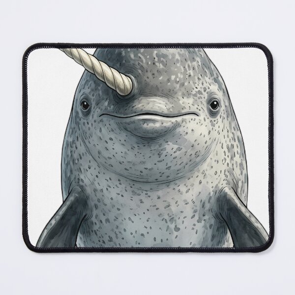 Item preview, Vintage Naturalist Narwhal Portrait — Antique Polar Whale Art designed and sold by Catch333.