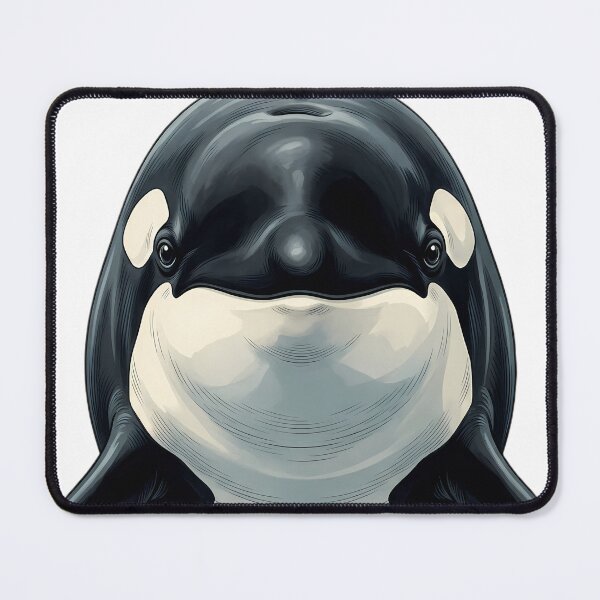 Item preview, Vintage Naturalist Orca Portrait — Antique Ocean Whale Art designed and sold by Catch333.