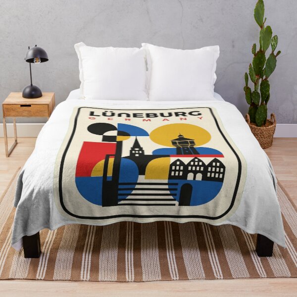 Artikelvorschau, Retro Lüneburg Bauhaus Geometrische Skyline entworfen und verkauft von k3rstman1.