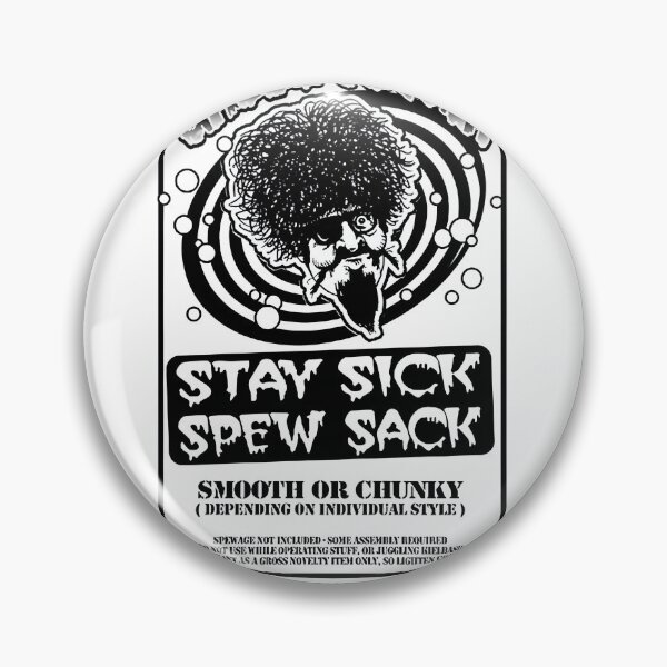 Item preview, Ghoul Power Stay Sick Spew Sack Horror-Themed Halloween Design designed and sold by AustBob.