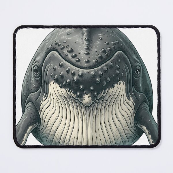 Item preview, Vintage Naturalist Humpback Whale Portrait — Antique Ocean Whale Art designed and sold by Catch333.