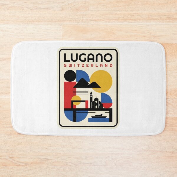 Item preview, Retro Lugano Bauhaus Geometric Skyline designed and sold by k3rstman1.