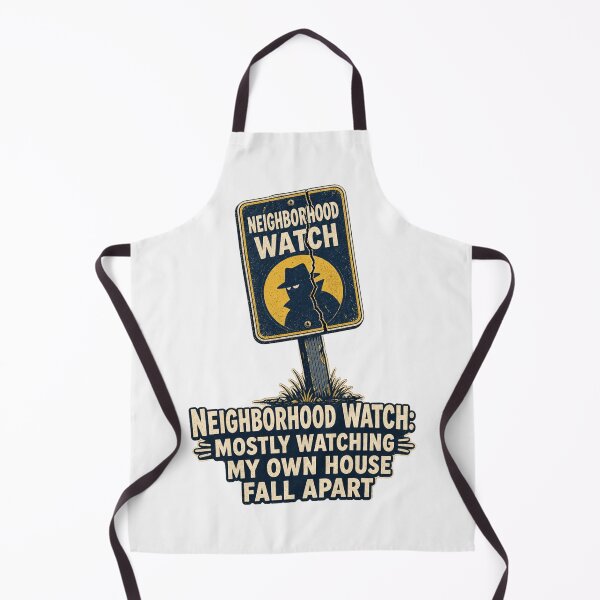 Item preview, Neighborhood Watch Mostly My Own House Shirt, Funny Homeowner T-Shirt, Home Repair Humor Tee, Funny Homeowner Gift Shirt, Vintage Neighborhood Sign Graphic designed and sold by TshirtsLabs.