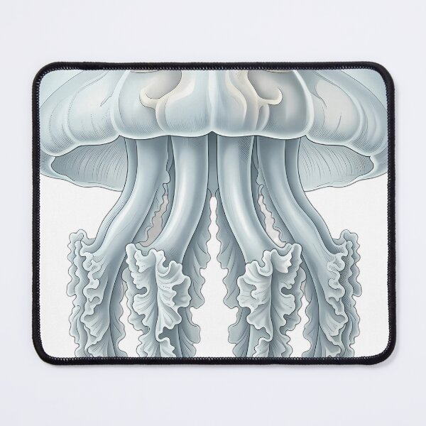 Item preview, Vintage Naturalist Moon Jellyfish Portrait — Antique Sea Life Art designed and sold by Catch333.