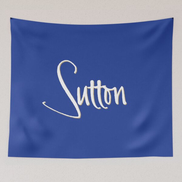 Item preview, SUTTON personalized type design designed and sold by CharlottePlaceArt.