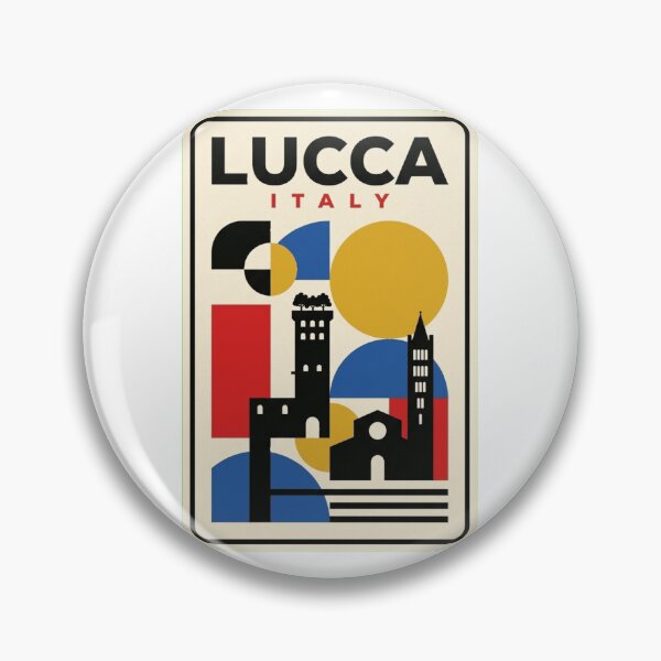 Item preview, Retro Lucca Bauhaus Geometric Skyline designed and sold by k3rstman1.