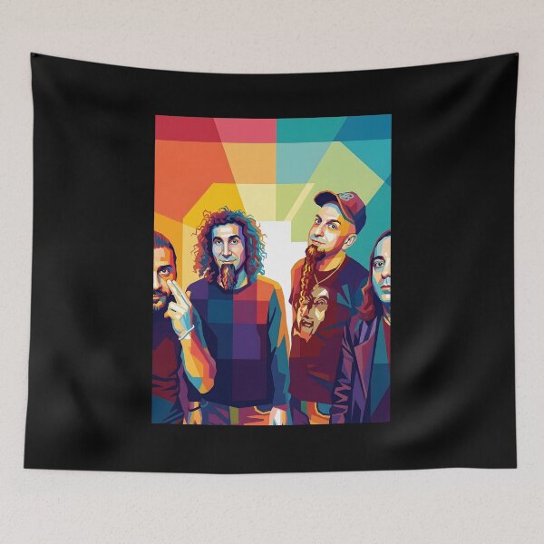 Artikelvorschau, System of a Down Pop-Art entworfen und verkauft von Kindcorner.