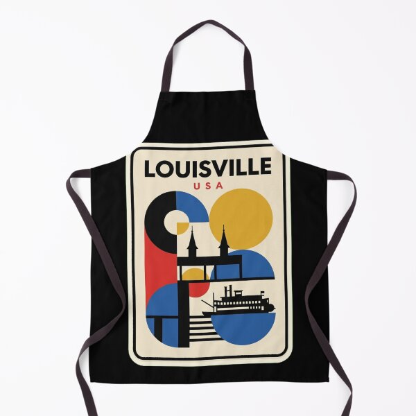 Aperçu de l'œuvre Silhouette géométrique rétro Bauhaus de Louisville créée et vendue par k3rstman1.