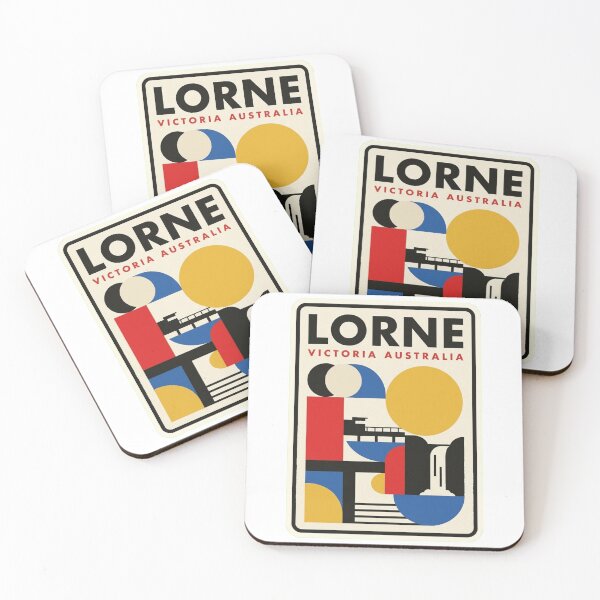 Item preview, Retro Lorne Bauhaus Geometric Skyline designed and sold by k3rstman1.