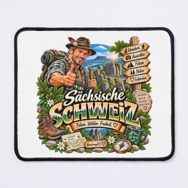 Item preview, Saxon Switzerland – Hiking Bastei Rocks & Nature designed and sold by Wandervogel123.