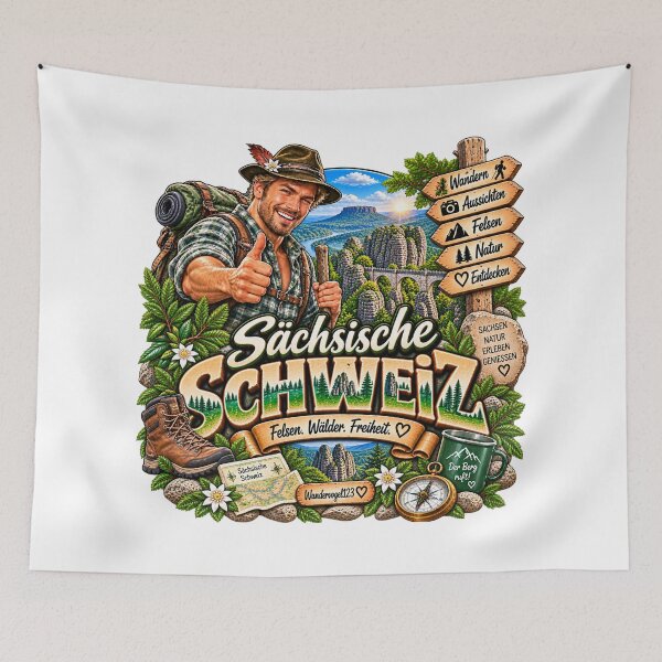 Item preview, Saxon Switzerland – Hiking Bastei Rocks & Nature designed and sold by Wandervogel123.