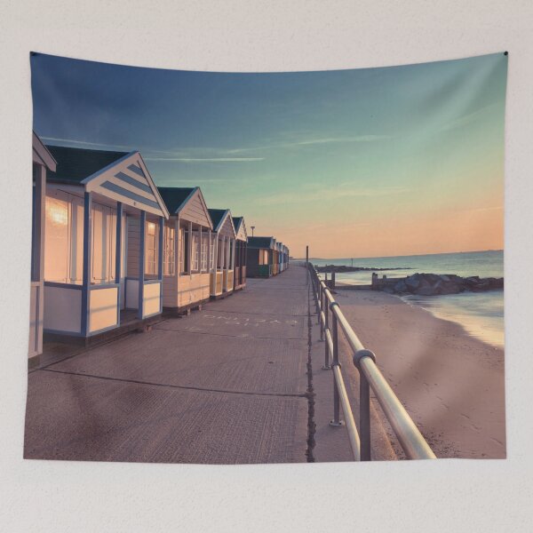 Item preview, Beach Huts Along the Shore designed and sold by assaf.
