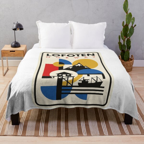 Item preview, Retro Lofoten Bauhaus Geometric Skyline designed and sold by k3rstman1.