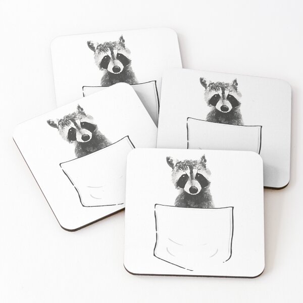 Item preview, Mapache en mi bolsillo designed and sold by jody-kuhlman.