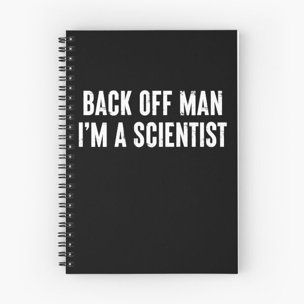 Item preview, Back Off Man I'm A Scientist - Funny Science Pun Jokes designed and sold by crenaviolena.