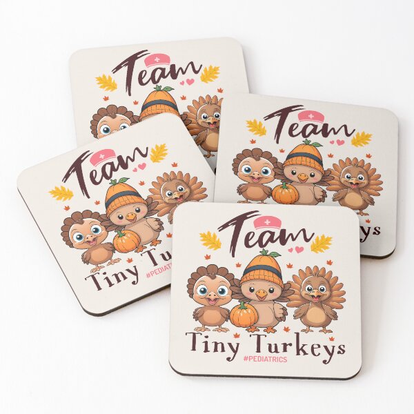 Item preview, Pediatric Nurse Peds Nurse Team Tiny Turkeys Thanksgiving designed and sold by Good-Mood-Goods.
