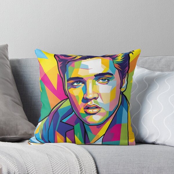 Aperçu de l'œuvre Elvis Presley pop art créée et vendue par Kindcorner.