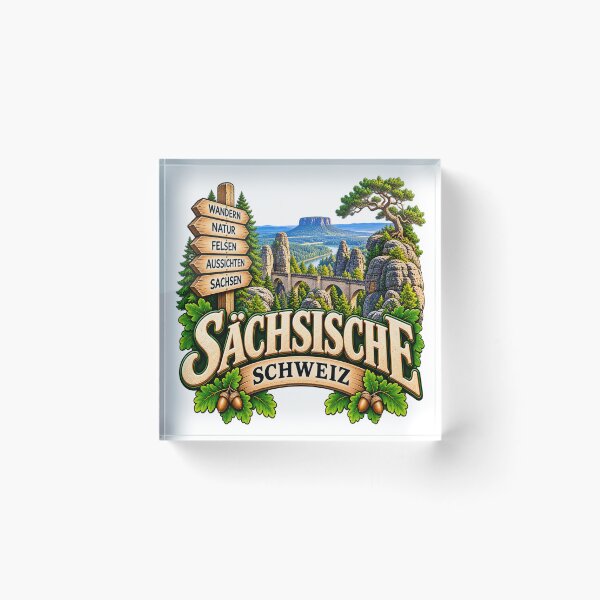 Item preview, Saxon Switzerland – Bastei Rocks Hiking & Nature designed and sold by Wandervogel123.