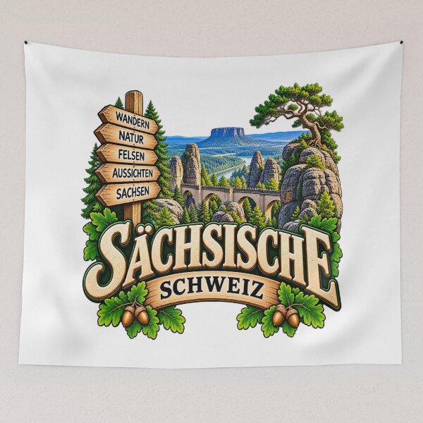 Item preview, Saxon Switzerland – Bastei Rocks Hiking & Nature designed and sold by Wandervogel123.