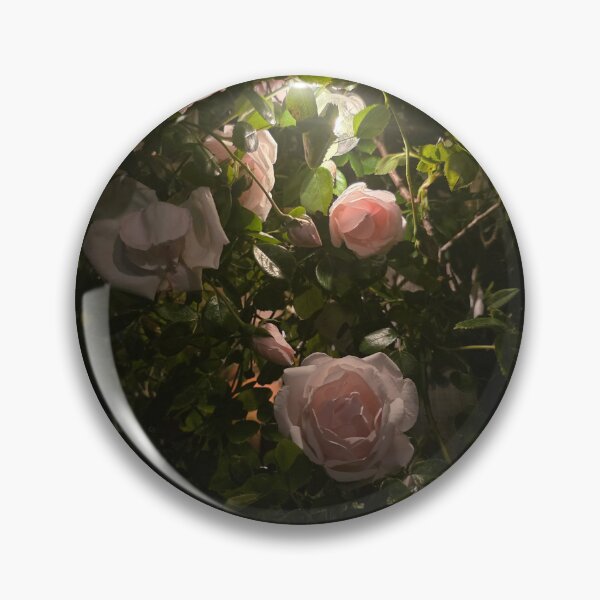 Item preview, Rambling Rose at night amongst lights designed and sold by BrizzlePix.