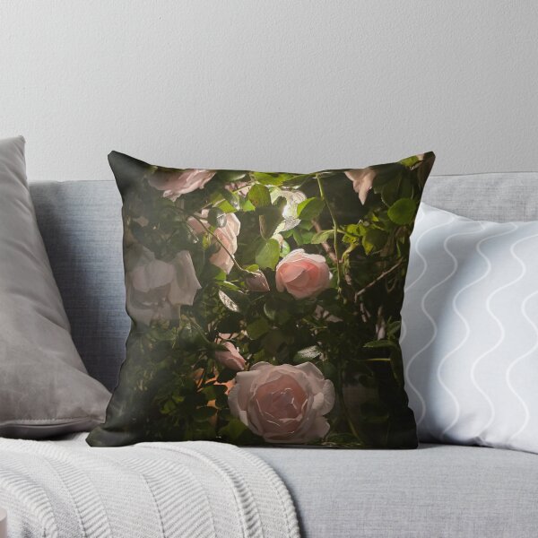 Item preview, Rambling Rose at night amongst lights designed and sold by BrizzlePix.