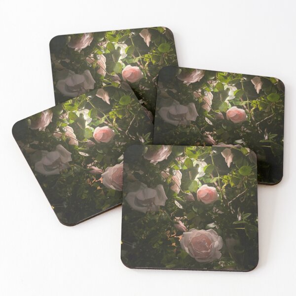 Item preview, Rambling Rose at night amongst lights designed and sold by BrizzlePix.