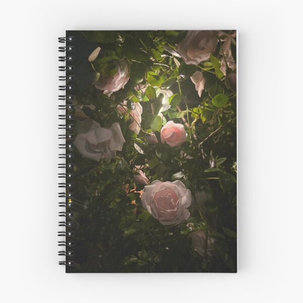 Item preview, Rambling Rose at night amongst lights designed and sold by BrizzlePix.