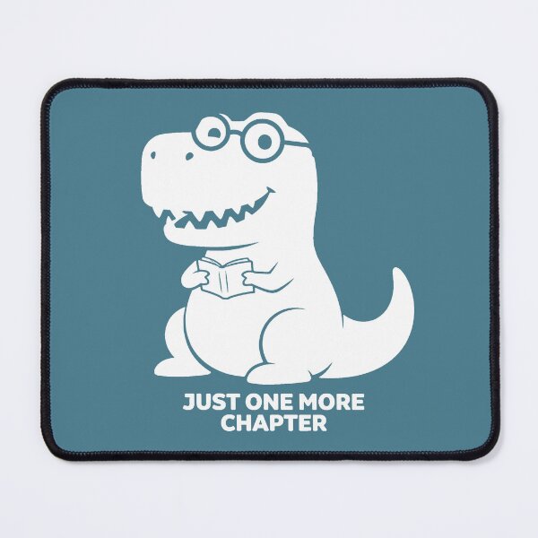 Item preview, Cute Bookworm T-Rex Reading - Just One More Chapter  designed and sold by CaptainSeal.